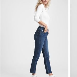 Gap High Rise Cropped Cigarette Jeans Size 25P